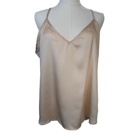 NWOT Ettitude Large Bamboo Lyocell V-Neck Cami Top Adjustable Straps - Picture 1 of 8